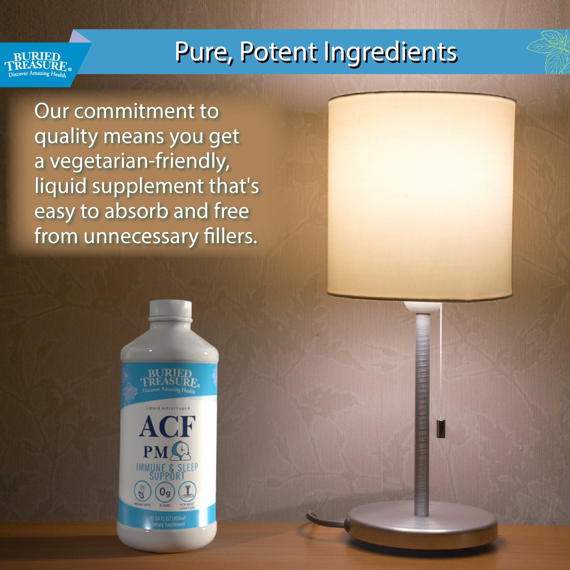 ACF PM – Dual-Action Nighttime Immune & Sleep Support