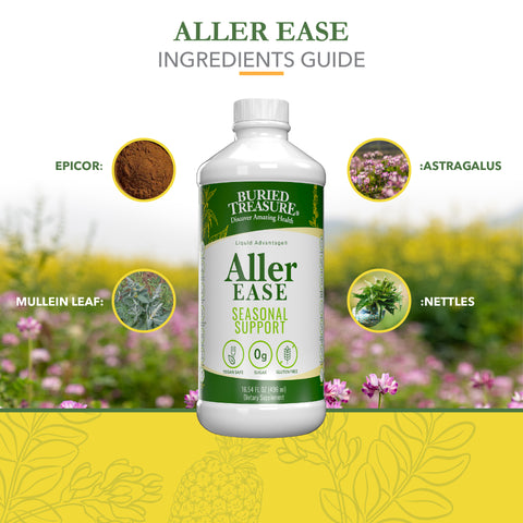 Aller-Ease Liquid Supplement, Natural Seasonal Support, 16 servings