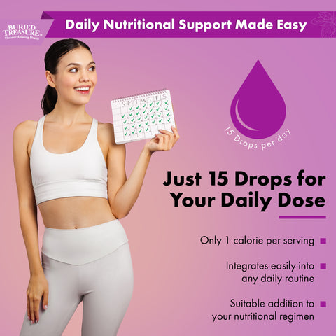 Folate Drops – Liquid Supplement with 120 Servings