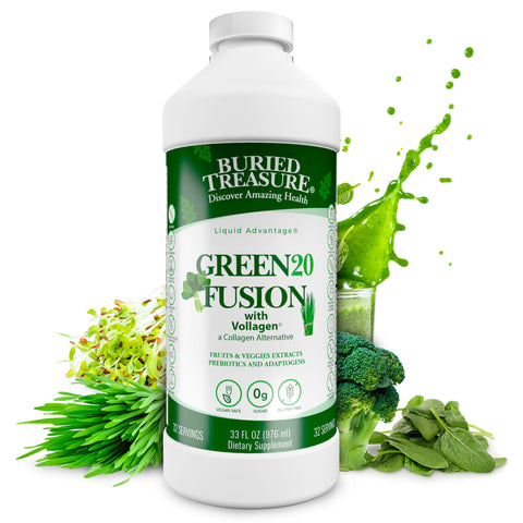 Green20 Fusion: The Ultimate Vegan Collagen Green Drink for Vitality