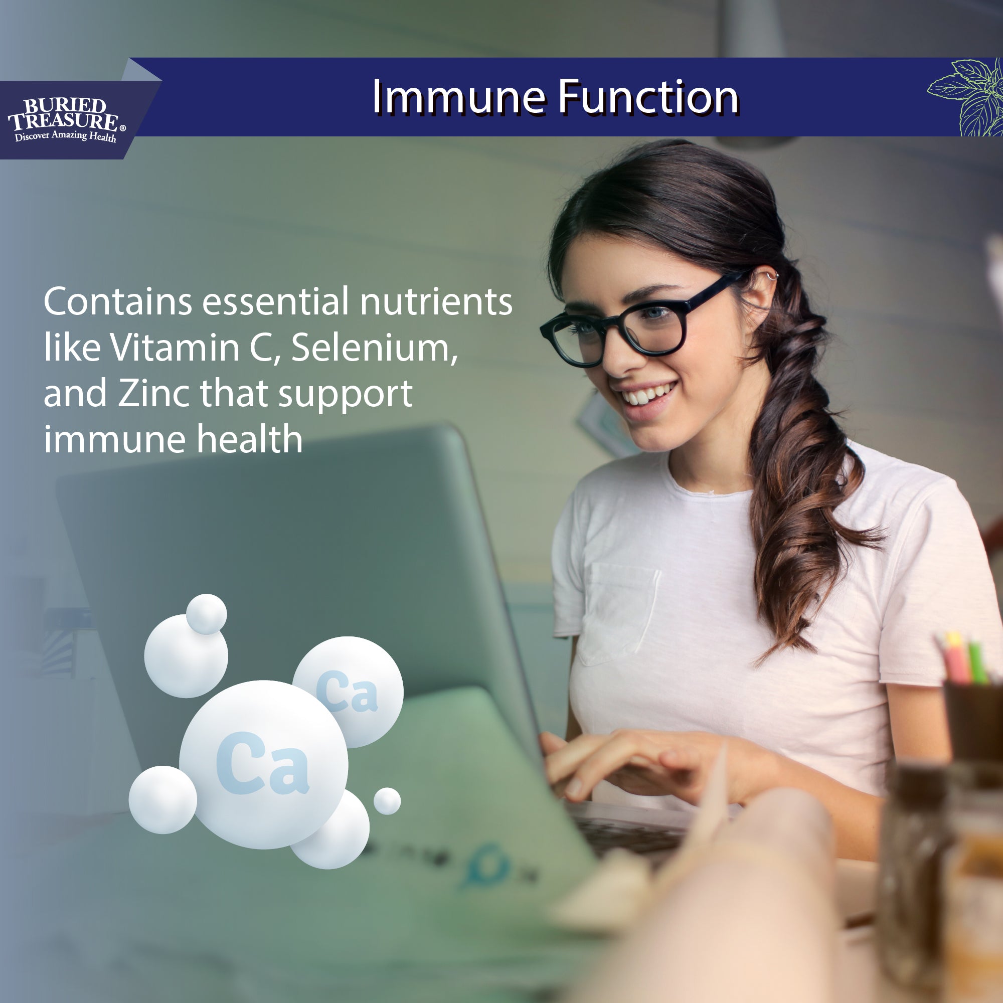 Calcium Plus – Blueberry Liquid Supplement with Calcium Citrate, Vitamin D, Magnesium & Zinc | 16 oz | No Sugar | Clean-Label Formula