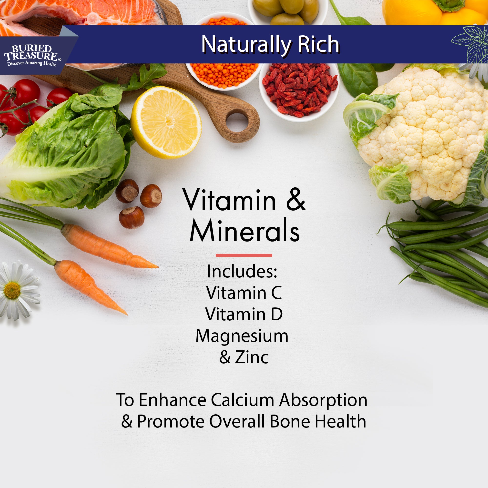 Calcium Plus – Blueberry Liquid Supplement with Calcium Citrate, Vitamin D, Magnesium & Zinc | 16 oz | No Sugar | Clean-Label Formula