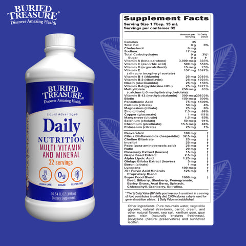 DAILY NUTRITION Daily Liquid Multi Vitamins and Minerals