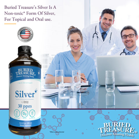 Buried Treasure Silver 30ppm, 16.54 fl oz, 96 servings