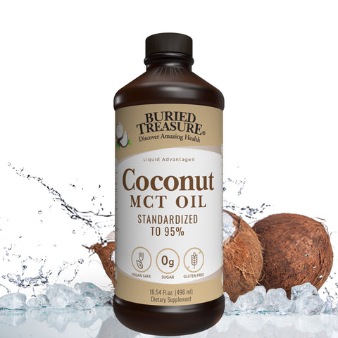 Buried Treasure MCT Coconut Oil for Healthy Brain Function and Performance