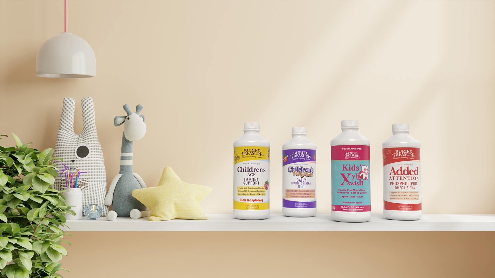 Buried Treasure Children’s Liquid Wellness – Immune & Focus Support