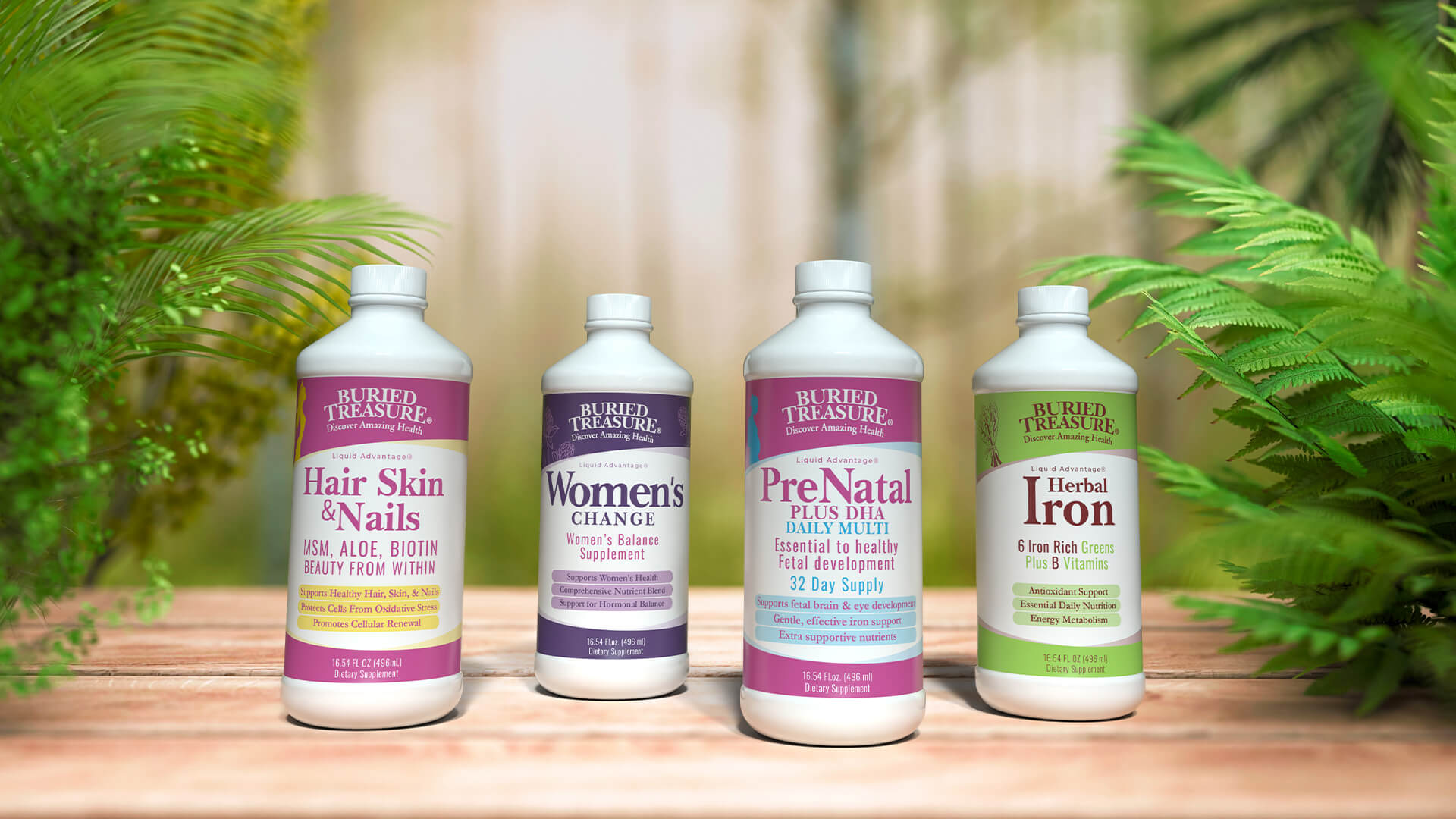 Buried Treasure Women’s Liquid Wellness – Hormone, Energy & Beauty Support