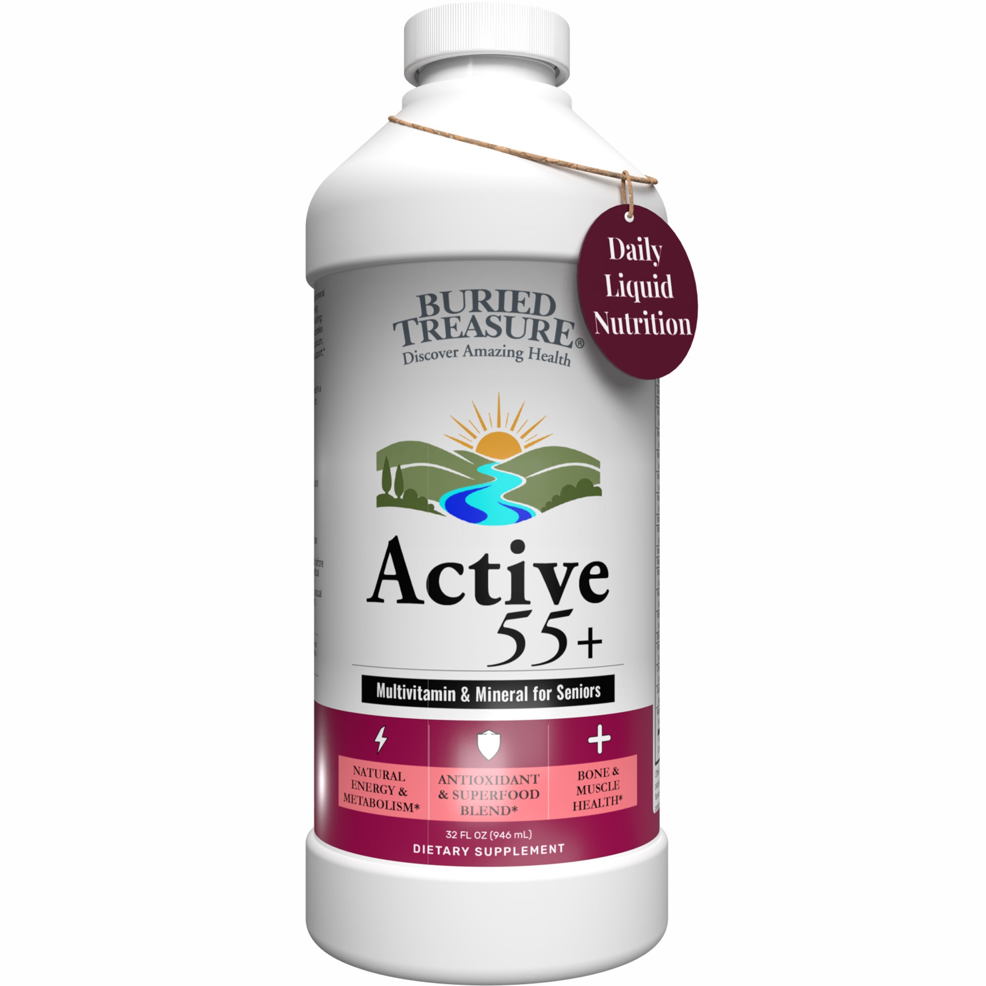 調味料・料理の素・油 THE SUPER ACTIVE MINERAL EXTRACT 55+ Multivitamin Liquid | Energy, Immune Support & Healthy Aging