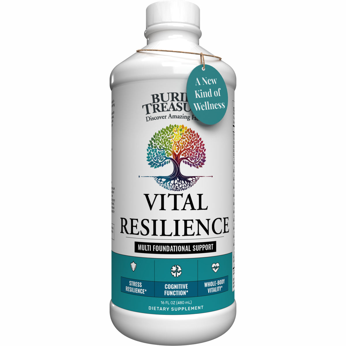 Buried Treasure Vital Resilience Liquid Functional MULTI+ Everyday-stress support*
