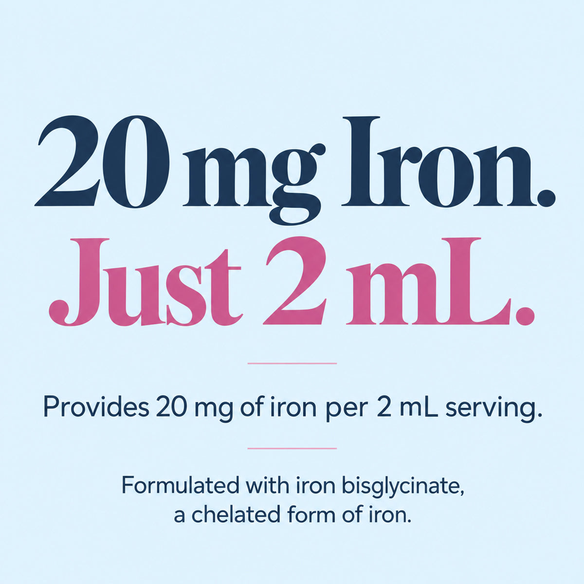 Buried Treasure Prenatal Iron Drops – 20 mg Iron Bisglycinate + Copper, 2 fl oz