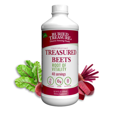 Treasured Beets Concentrated Beetroot Juice and Nitric Oxide Support- 16 servings