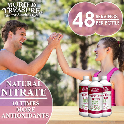 Treasured Beets Concentrated Beetroot Juice and Nitric Oxide Support- 16 servings