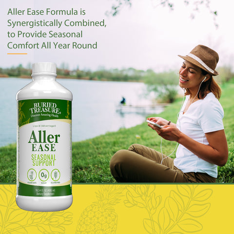 Aller-Ease Liquid Supplement, Natural Seasonal Support, 16 servings