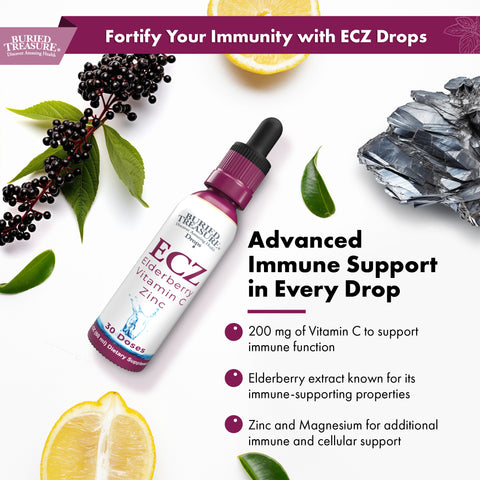 ECZ Immune Drops:  Rich in antioxidants for optimal immune system function - 30 servings