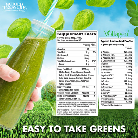 Green20 Fusion: The Ultimate Vegan Collagen Green Drink for Vitality