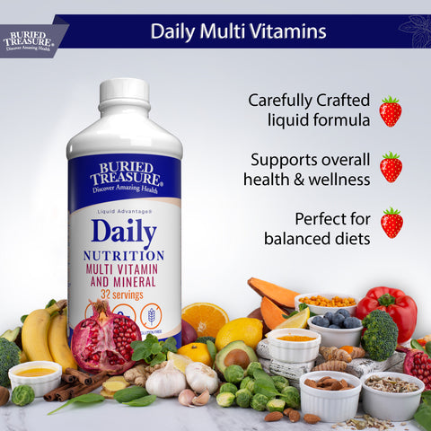 Daily Nutrition – Liquid Multivitamin and Mineral Supplement with Trace Minerals