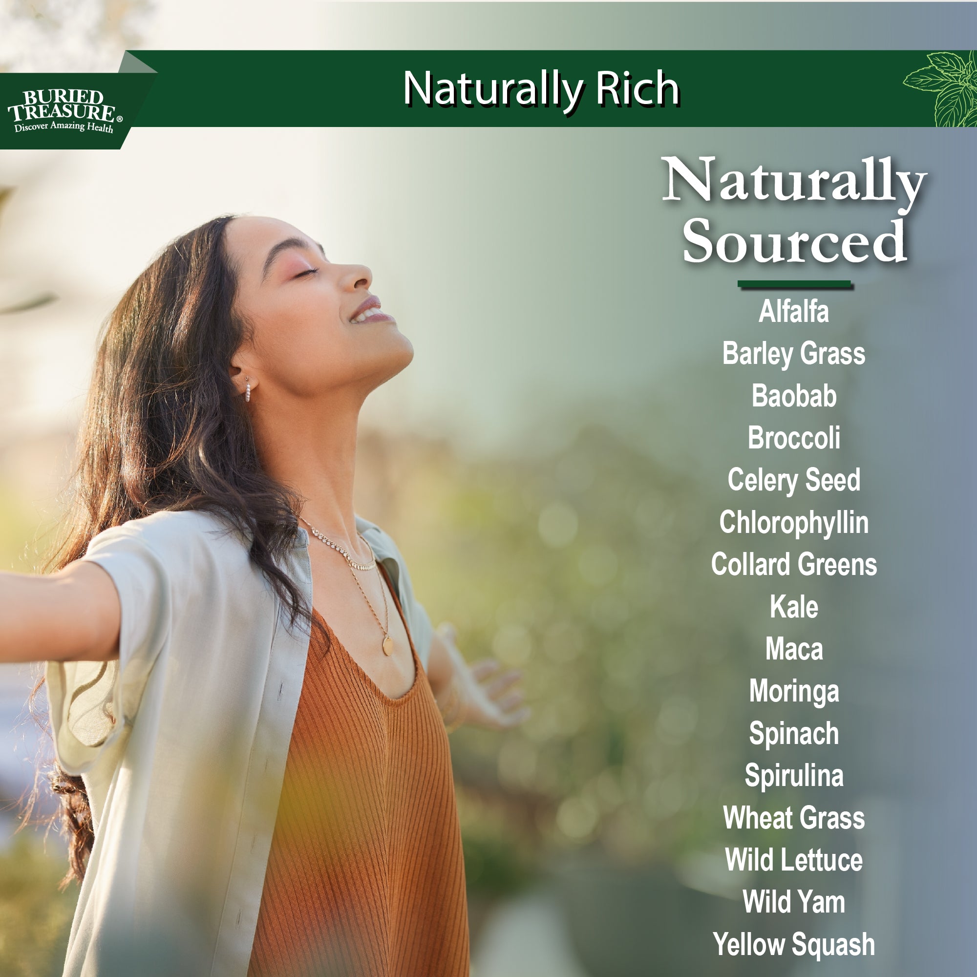 Green20 Fusion – Ready-to-Drink Green Superfood Blend with Spirulina, Kale, and Ginseng – Vegan, Non-GMO, Gluten-Free, 32 Servings