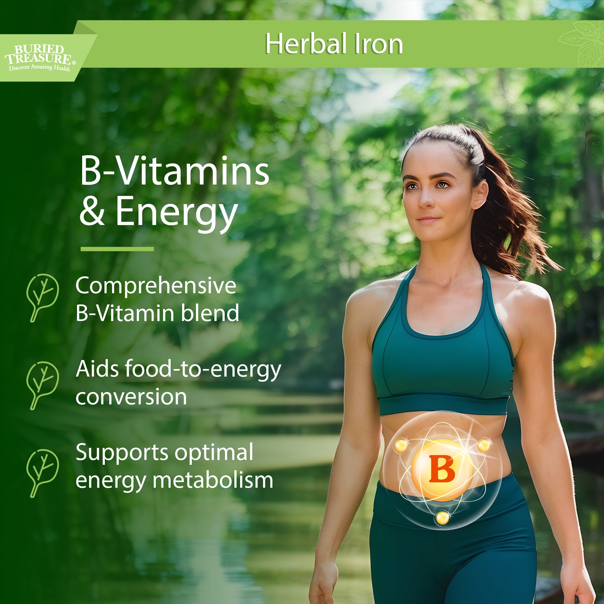 Herbal Iron – Liquid Iron Supplement with Vitamins & Herbs, 16 oz (48 Servings)amz