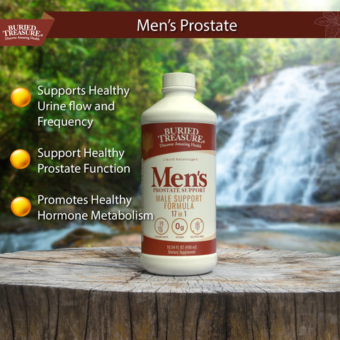 Men’s Prostate Formula – Supports Prostate Health with Saw Palmetto, Stinging Nettle, Pygeum, Selenium, Zinc, and More – Non-GMO, Gluten-Free, 16 fl oz