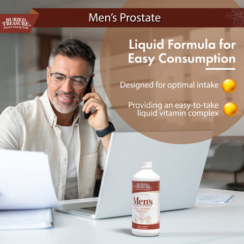 Men’s Prostate Formula – Supports Prostate Health with Saw Palmetto, Stinging Nettle, Pygeum, Selenium, Zinc, and More – Non-GMO, Gluten-Free, 16 fl oz