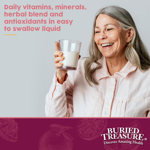 Active 55+ Daily Liquid Supplement, Vitamins, Minerals & Antioxidants for Adults Over 55, 32 servings